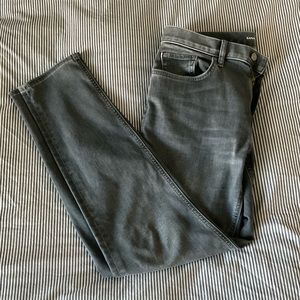 Mens Banana Republic Traveler Jeans Gray Athletic Fit 32 x 32